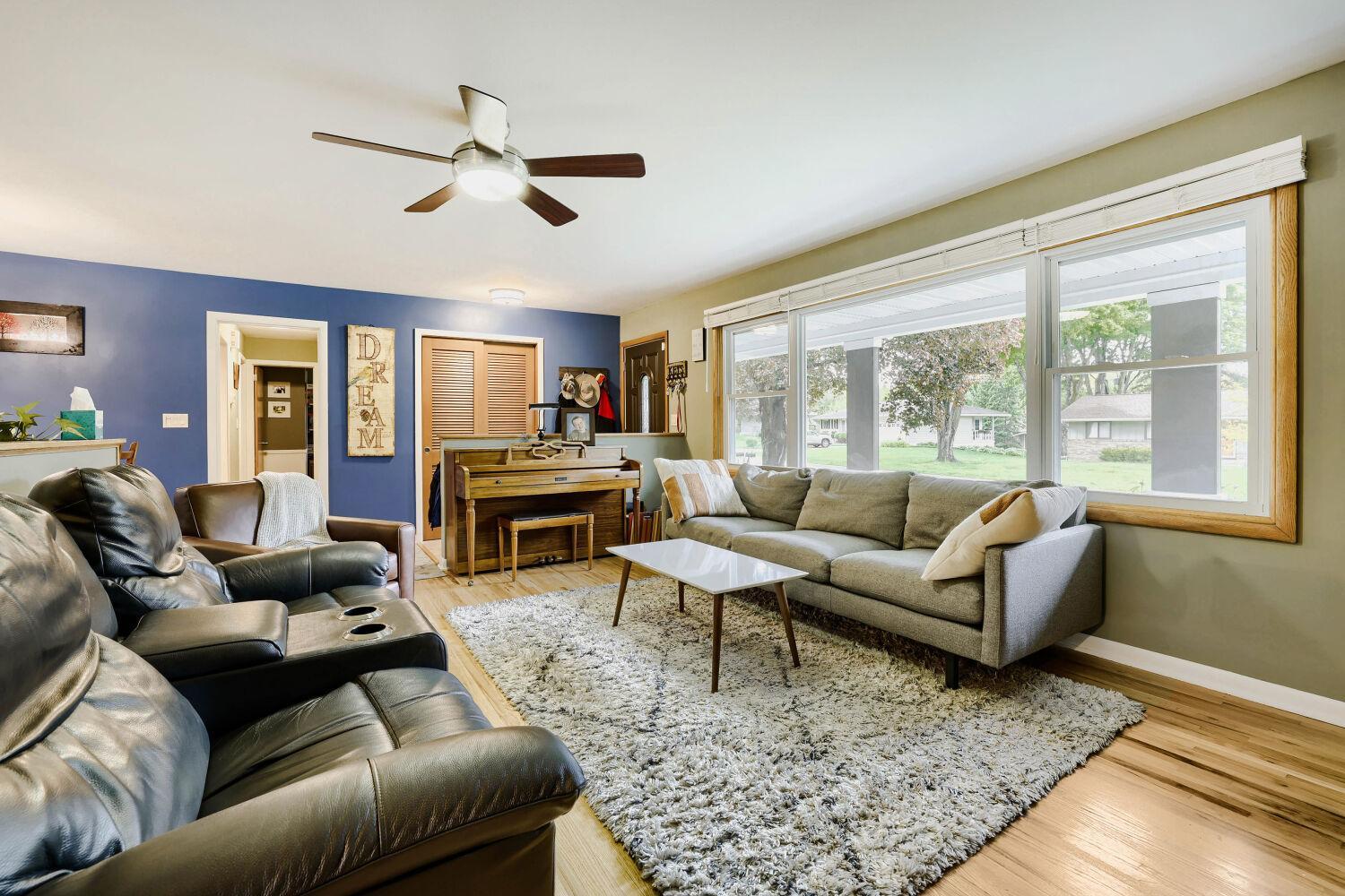 Large front window providing ample natural light