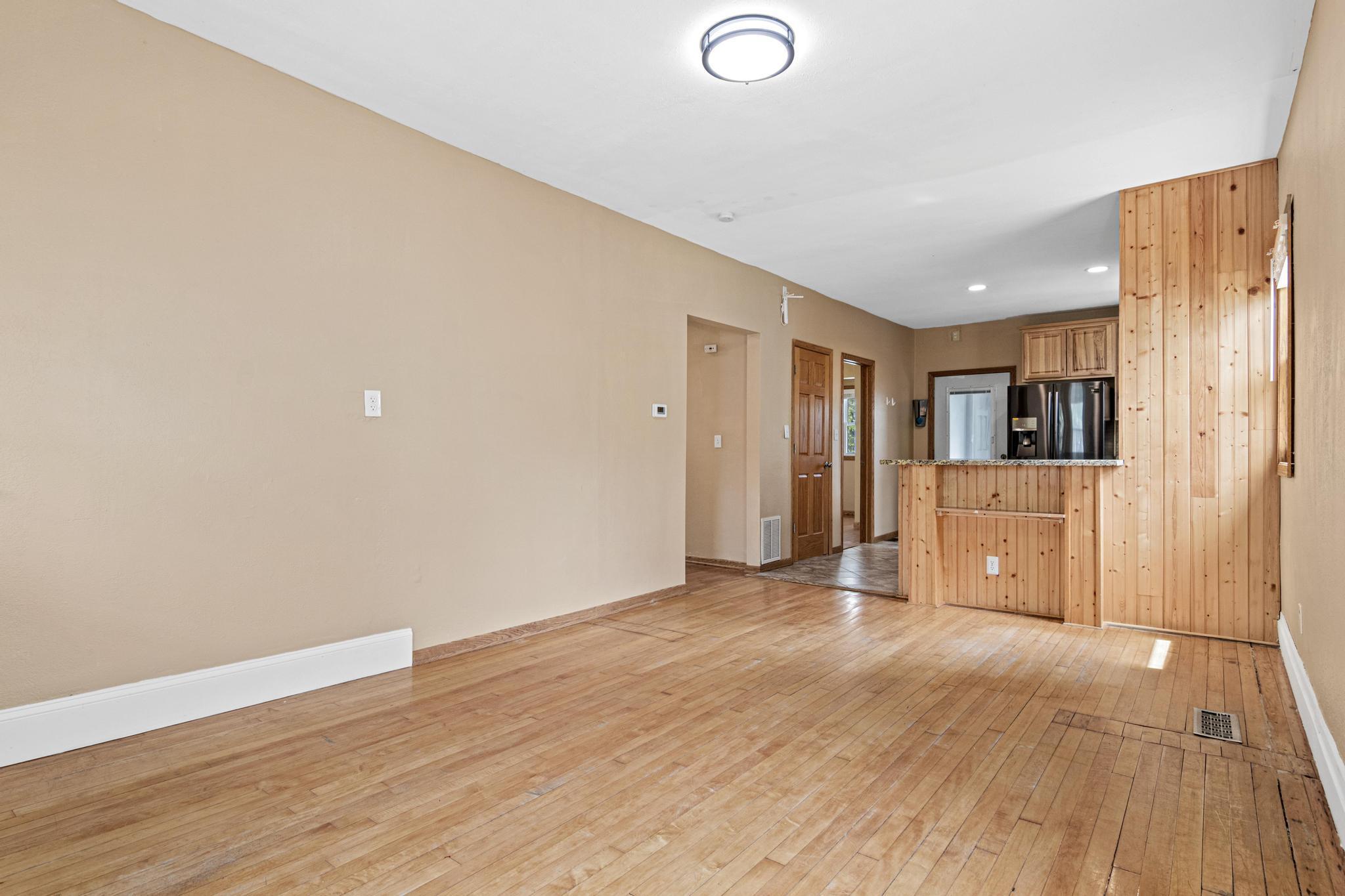 Kitchen, dining, living space!