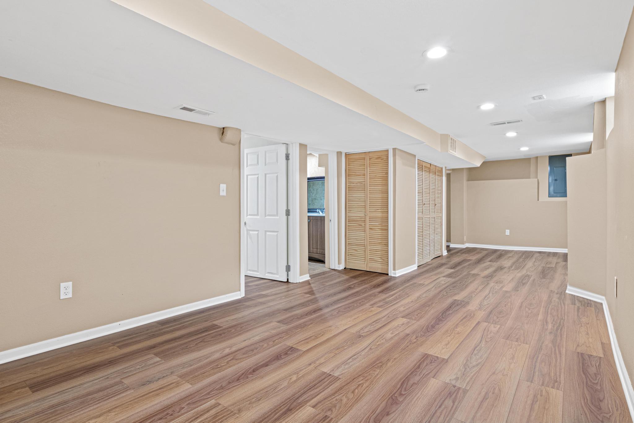 Lower level family room