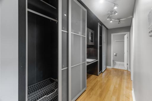 Extra cabinetry and shelving for more functionality!