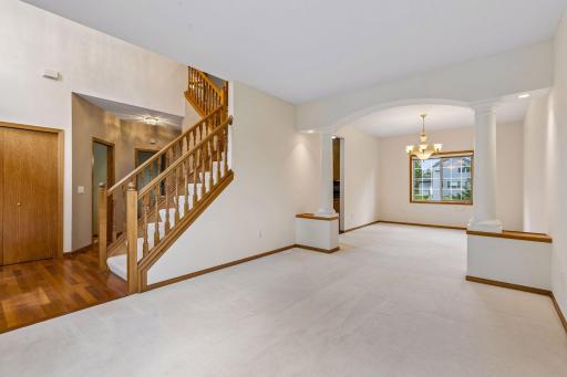 Grand Open Floor Plan with Elegant Architectural Details.