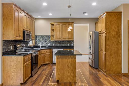 Custom designed hardwood flooring