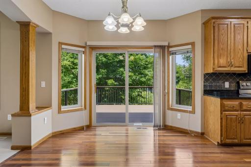 Light-Filled Dining Space with Private Deck Access