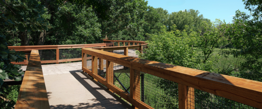 Walk to the Mississippi river trails and parks