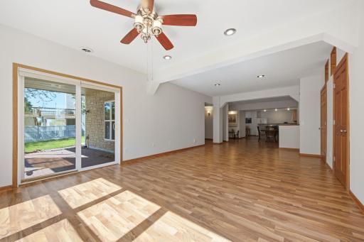 he lower level is amazingly light and bright, creating an inviting and comfortable extension of the home.