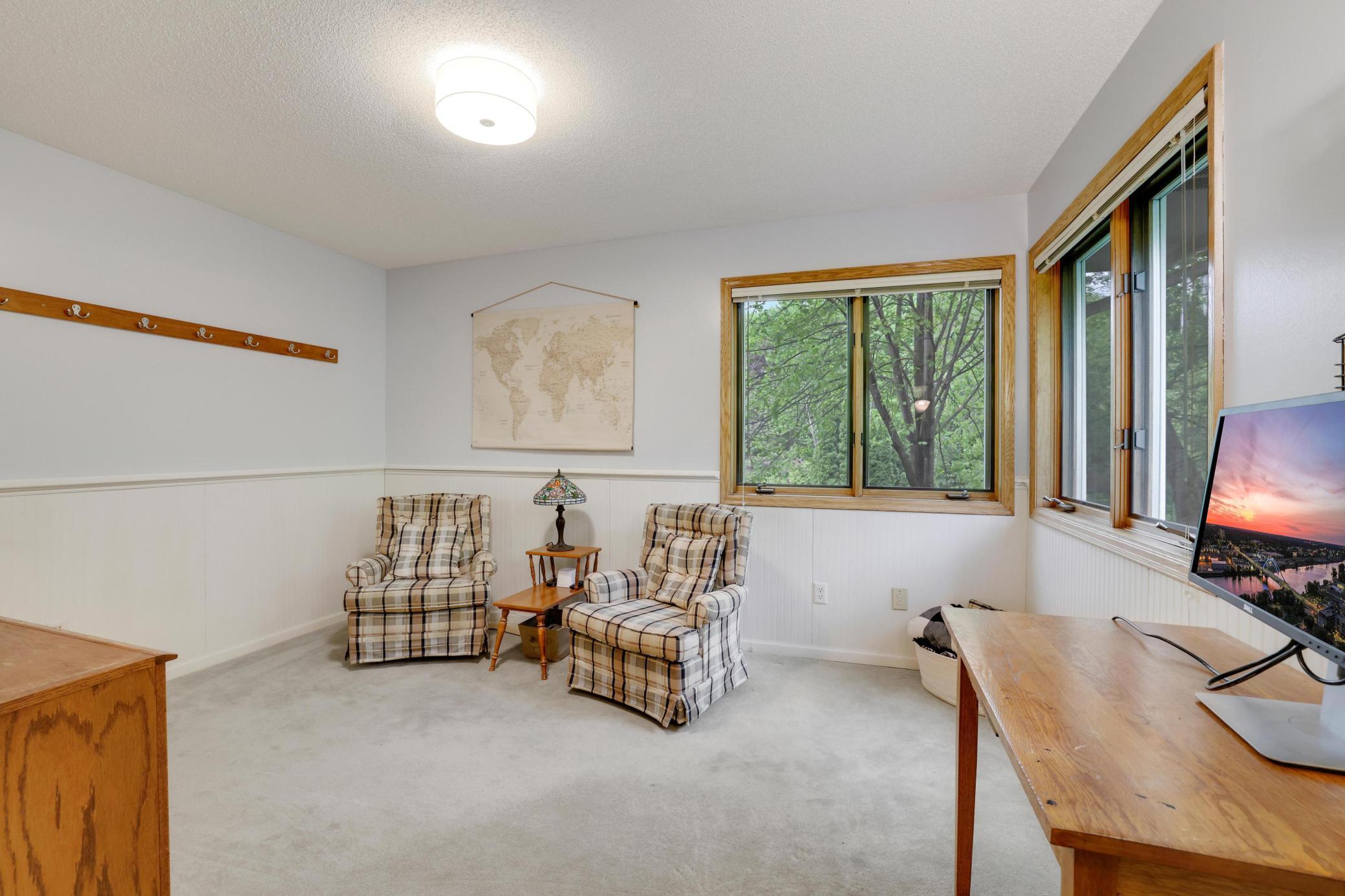 Main floor bed/office