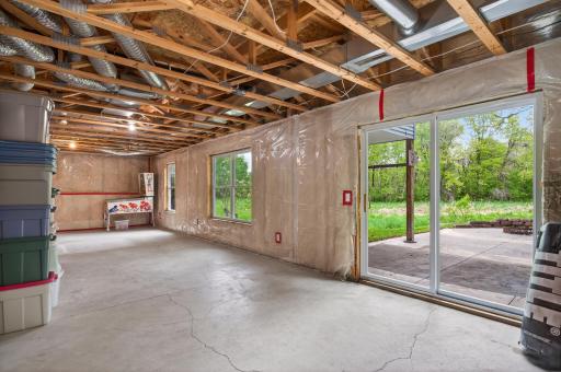 Ready for 5th bedroom and is roughed in for another full bath