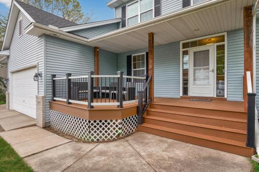 Lots of custom details like the oversized front porch