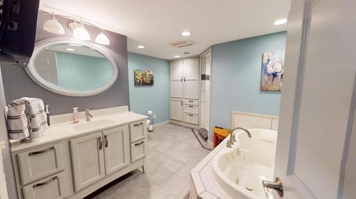 Basement bathroom