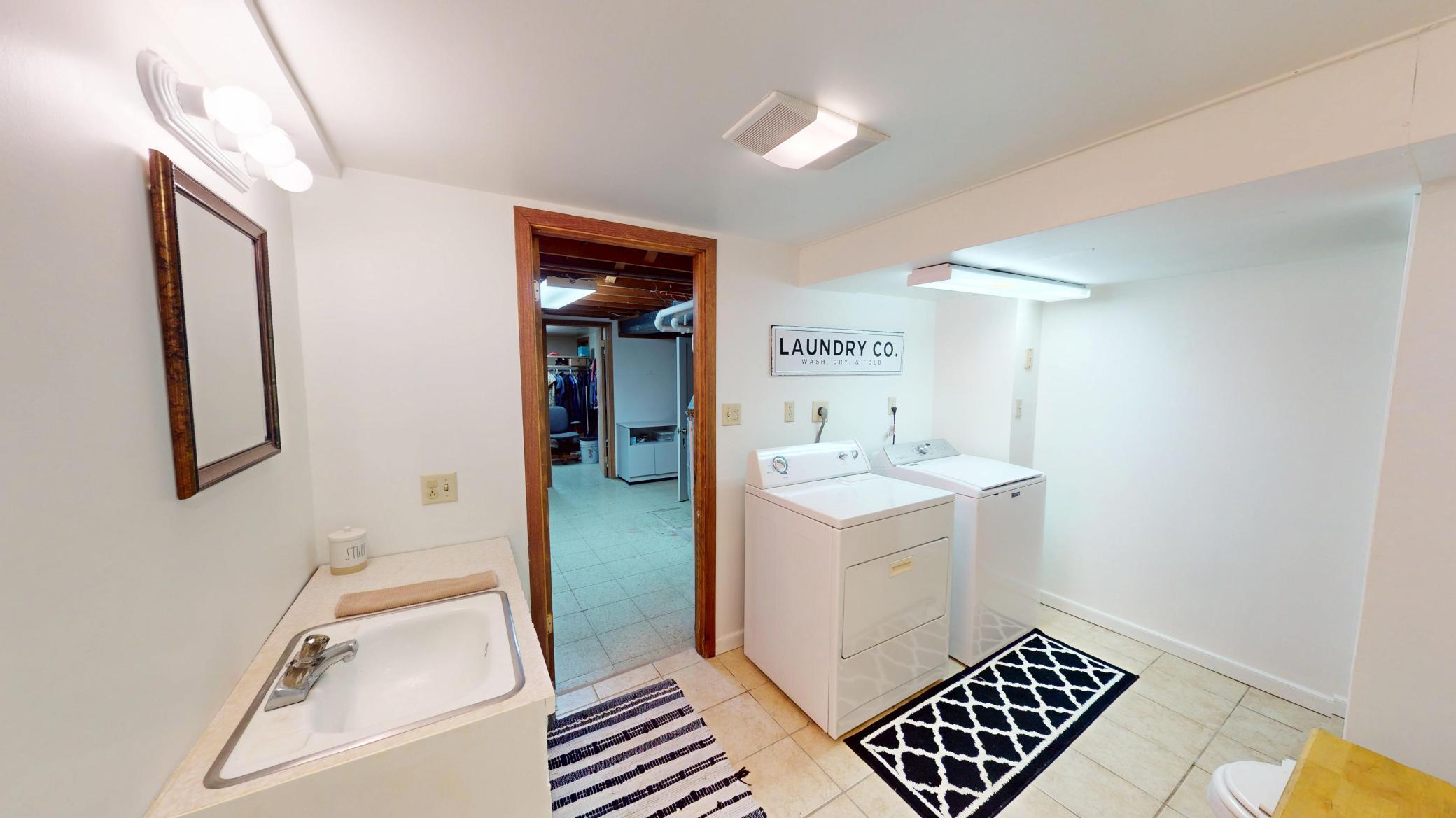 Laundry/bathroom