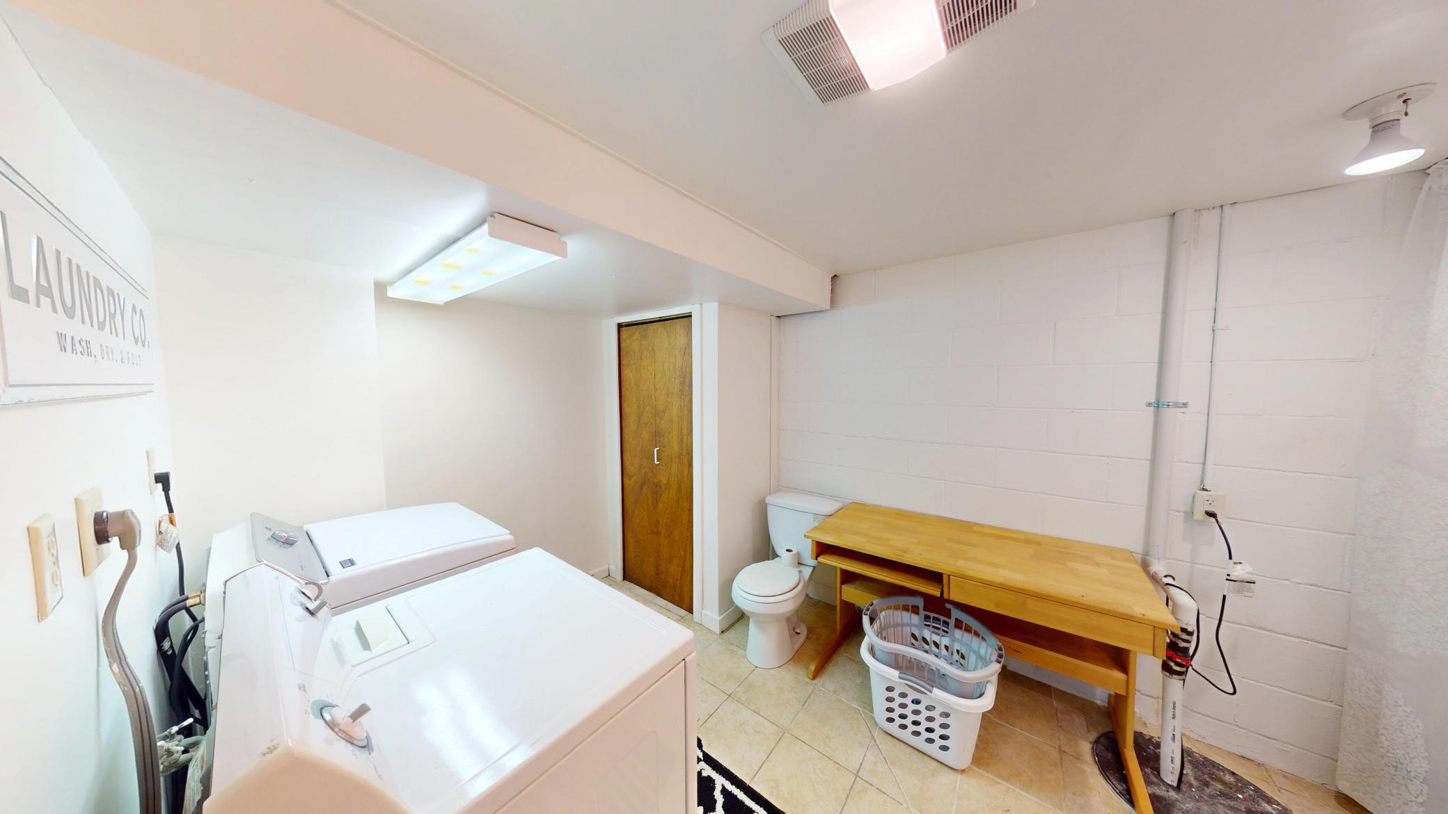 Laundry/bathroom