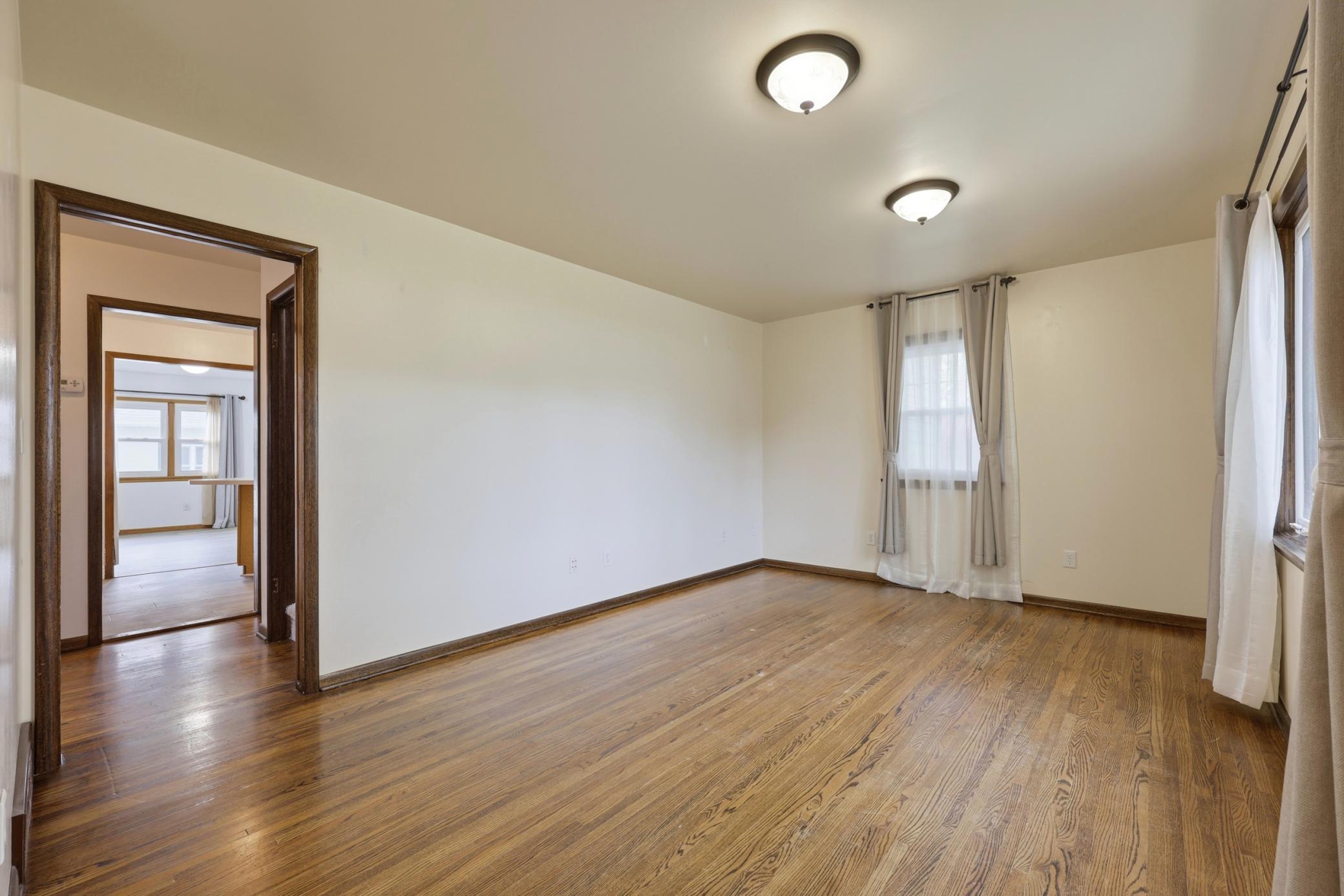 Living Room with Hardwood