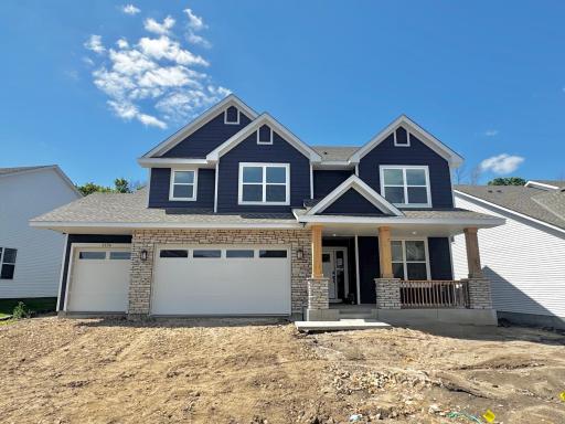 (Photo is of the actual home in progress.)