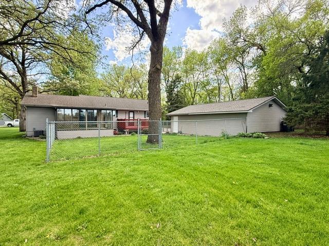 Fully Fenced-in Area on 1/2 the Yard