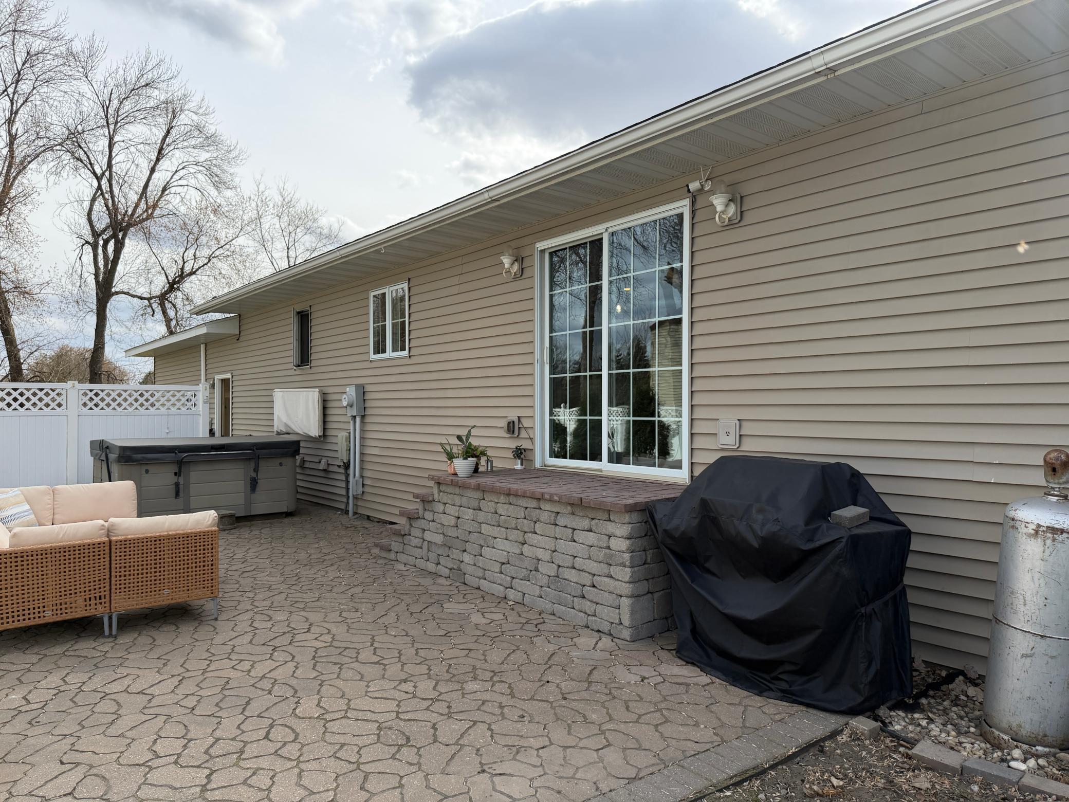 Backyard patio