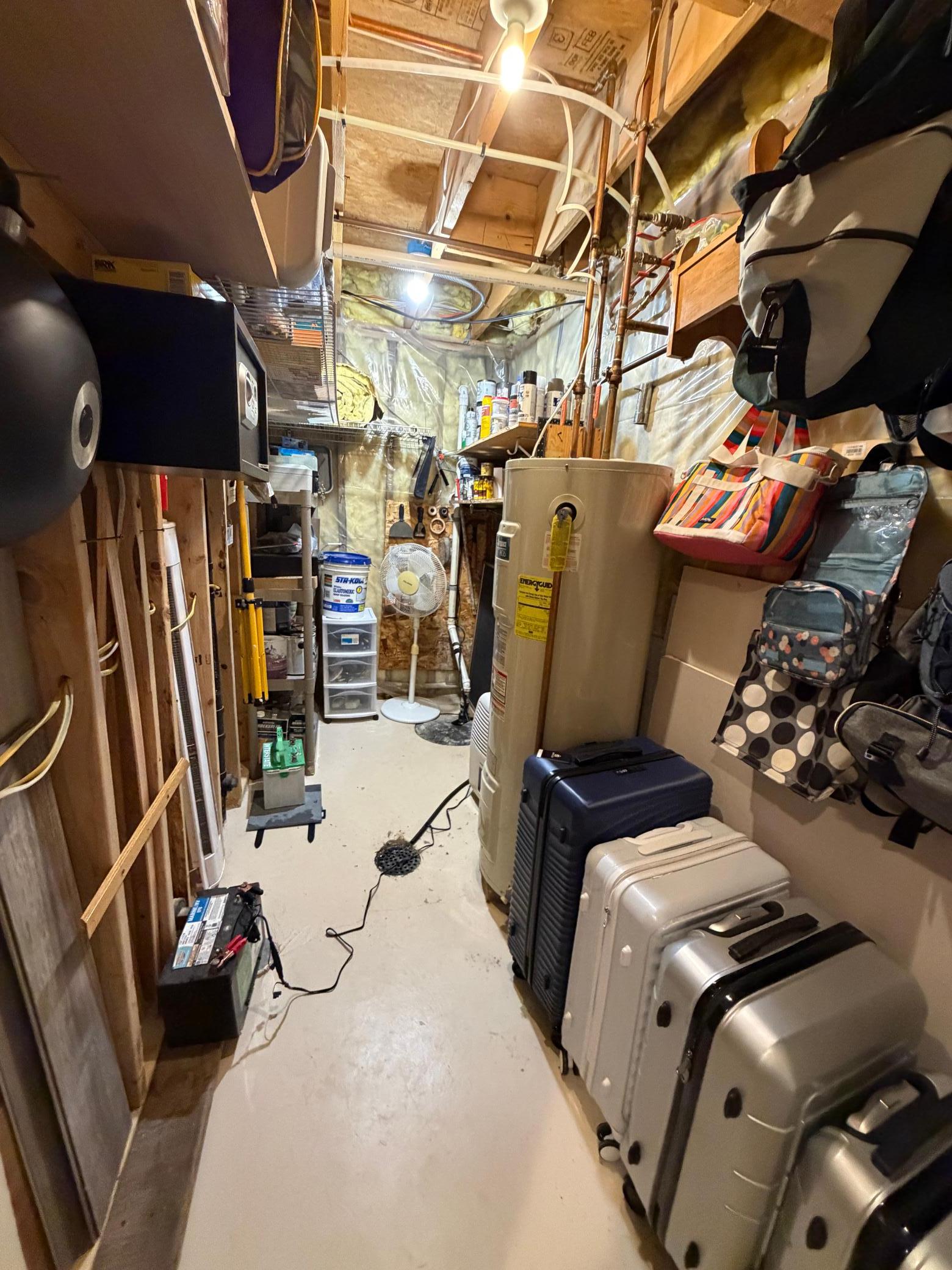 Utility room/storage (basement)