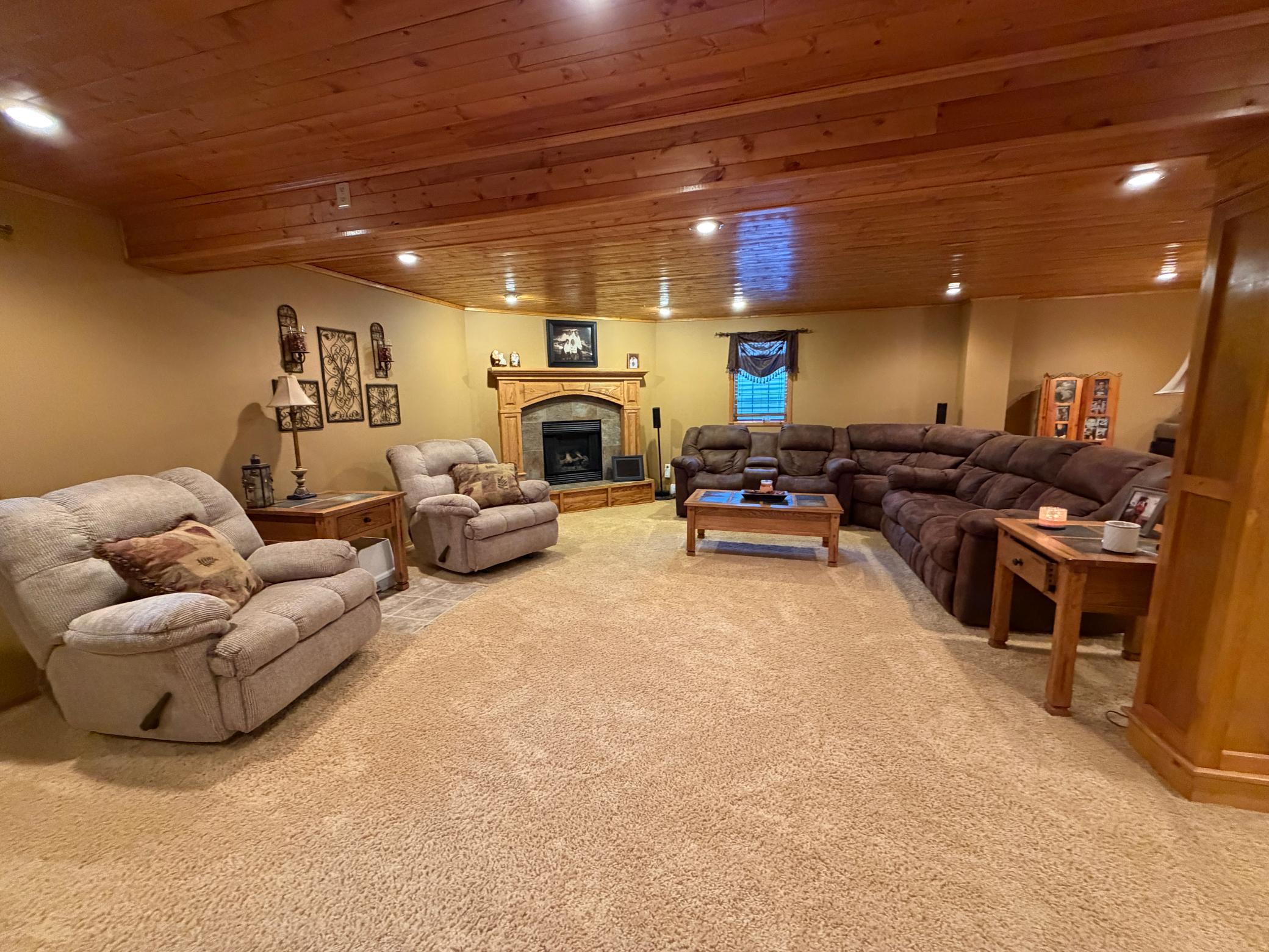 Basement family room