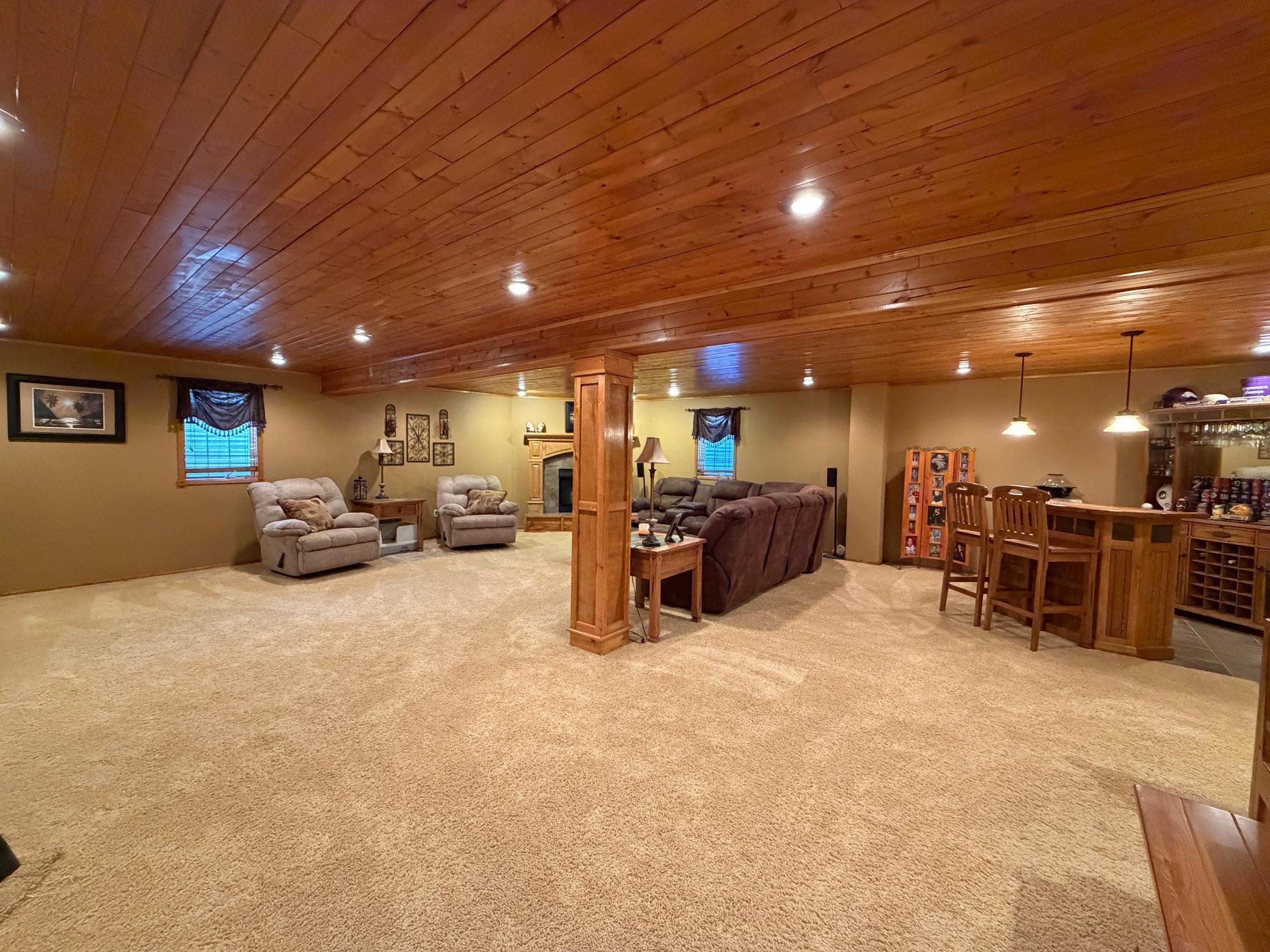 Basement family room