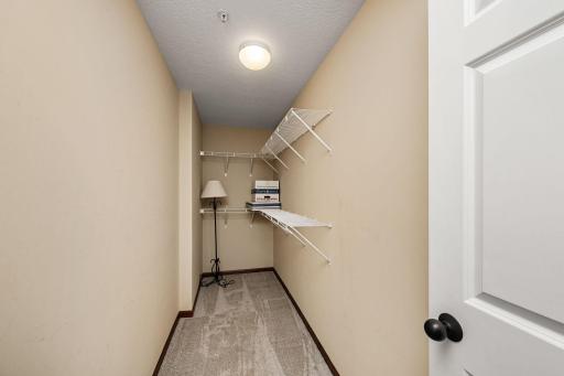 Storage space keeps everything organized..