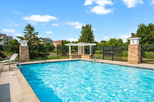 Enjoy sunny summer days without leaving the community in the resort-style pool!
