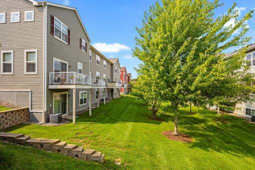 Beautiful green space enhances everyday living.