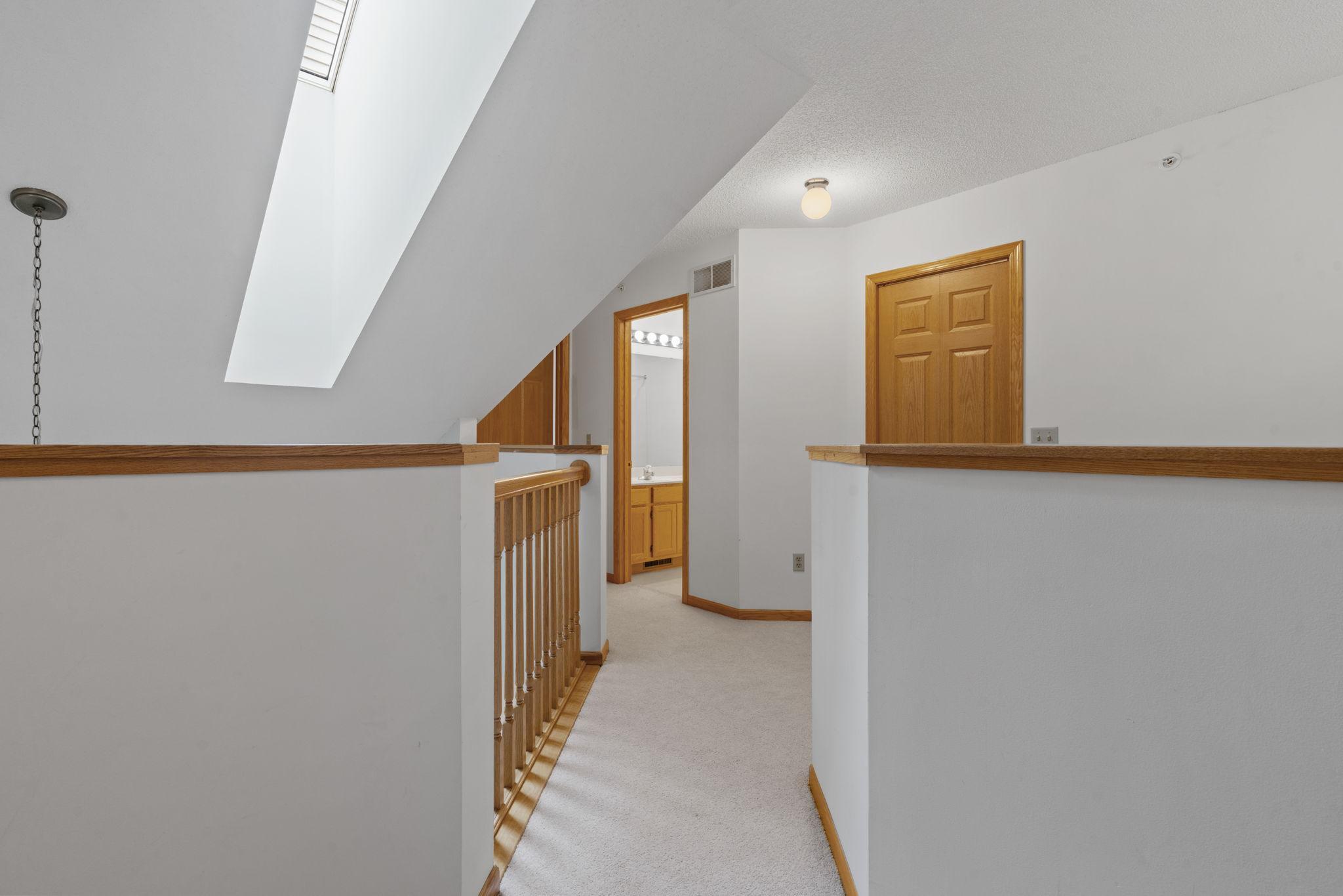 Skylight offers amazing light, bright spaces