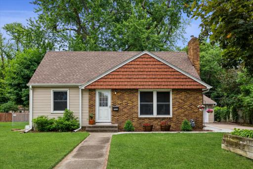 Well maintained exterior on this updated bungalow