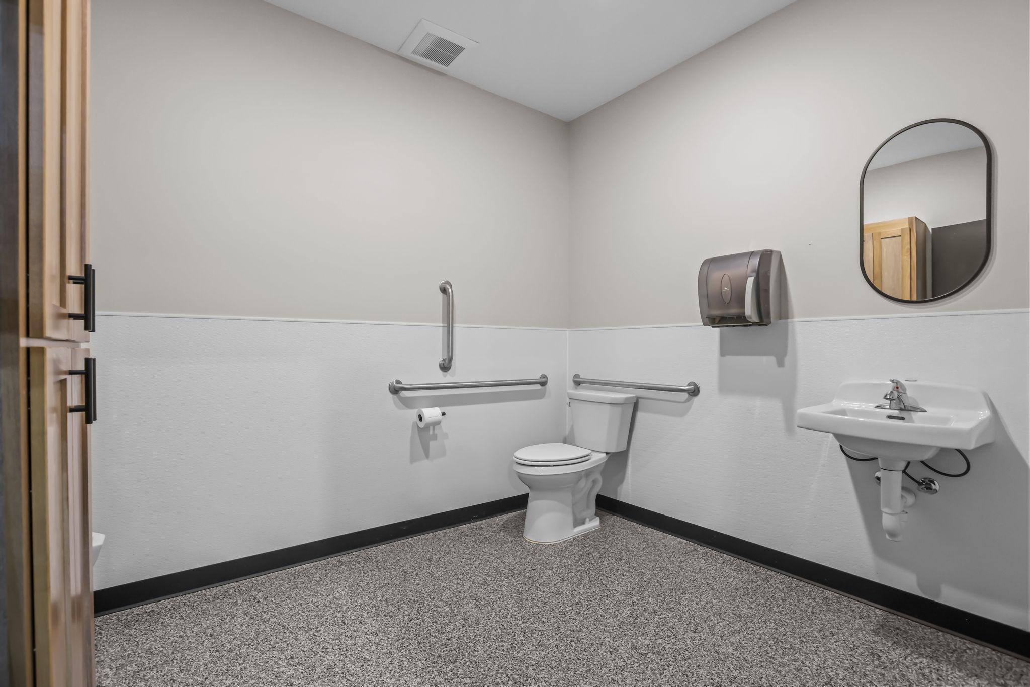 Shop Bathroom including urinal not pictured
