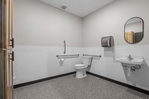 Shop Bathroom including urinal not pictured