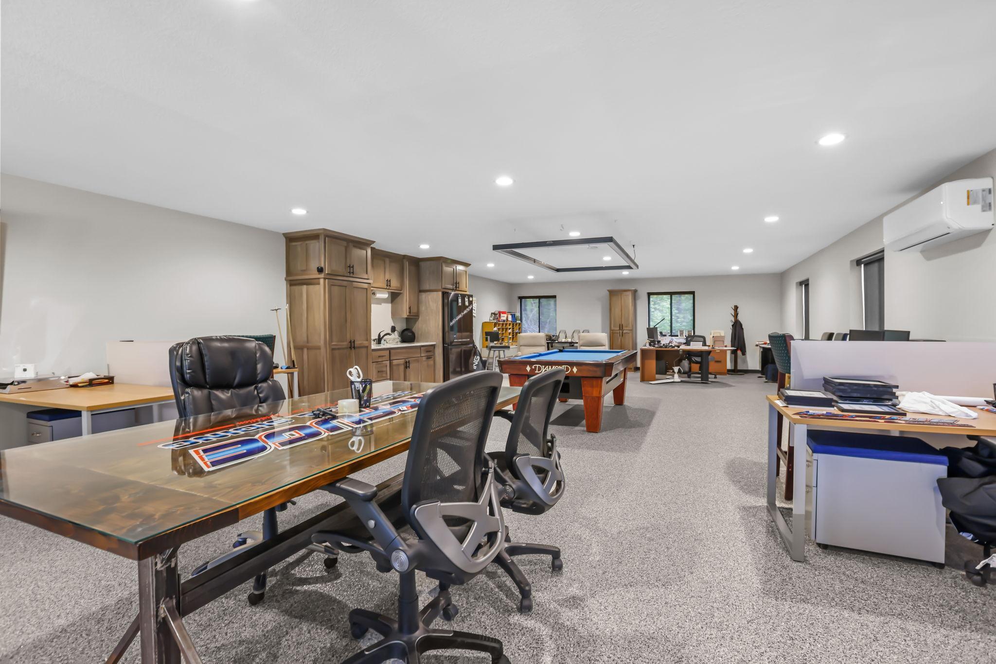 60x80 Detached Garage admirable office space