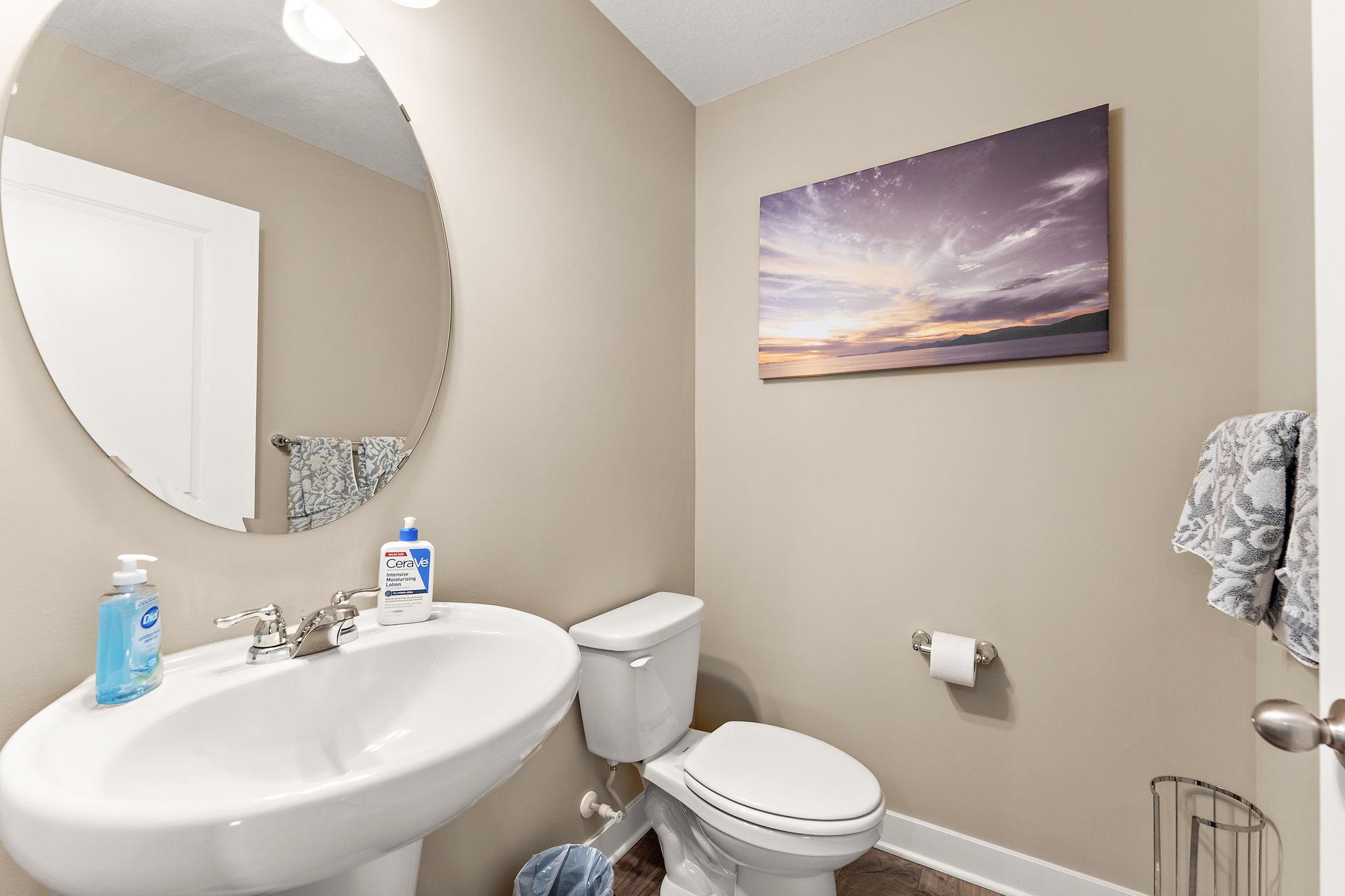 Maain Floor Hallf Bath/Powder Room