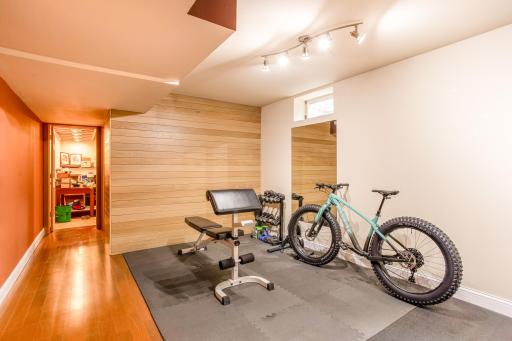 A versatile fitness and activity space adds even more functionality, easily adapting to your lifestyle needs.