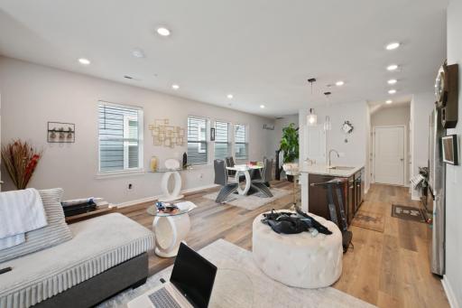 High Luxury Vinyl floors looks like real wood floors.