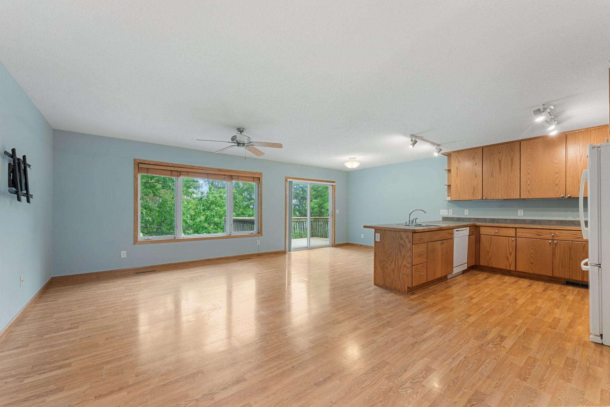 Living/Dining/Kitchen Area