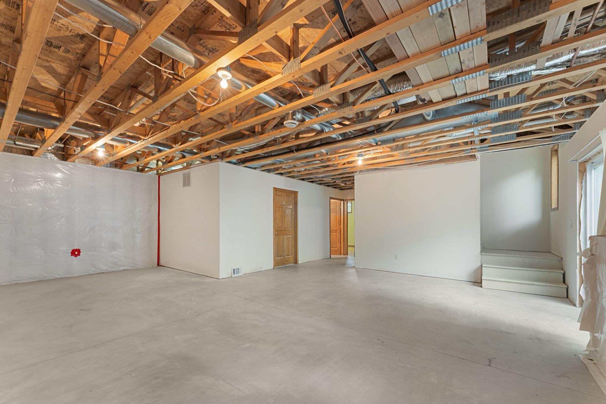 Unfinished Family Area
