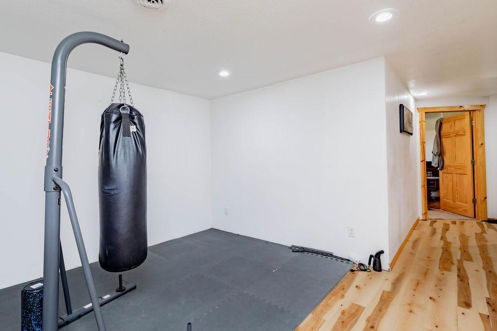 Work Out/Craft Area Basement