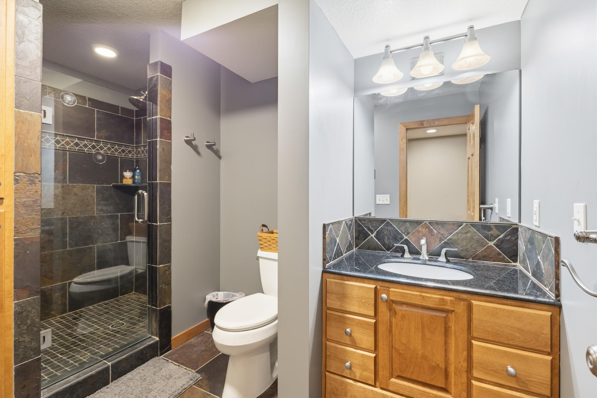 Lower level full bath