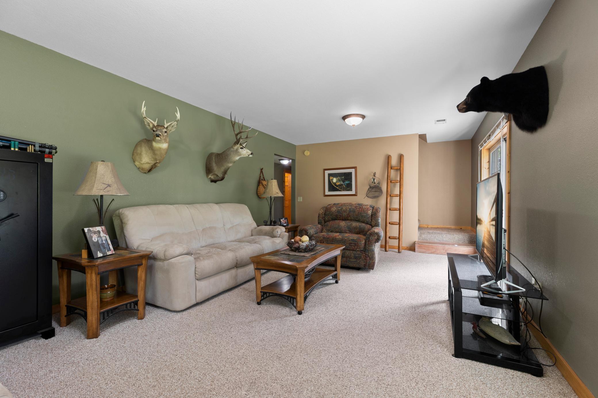 Family Room- Lower Level (all new flooring in this area since picture was taken)