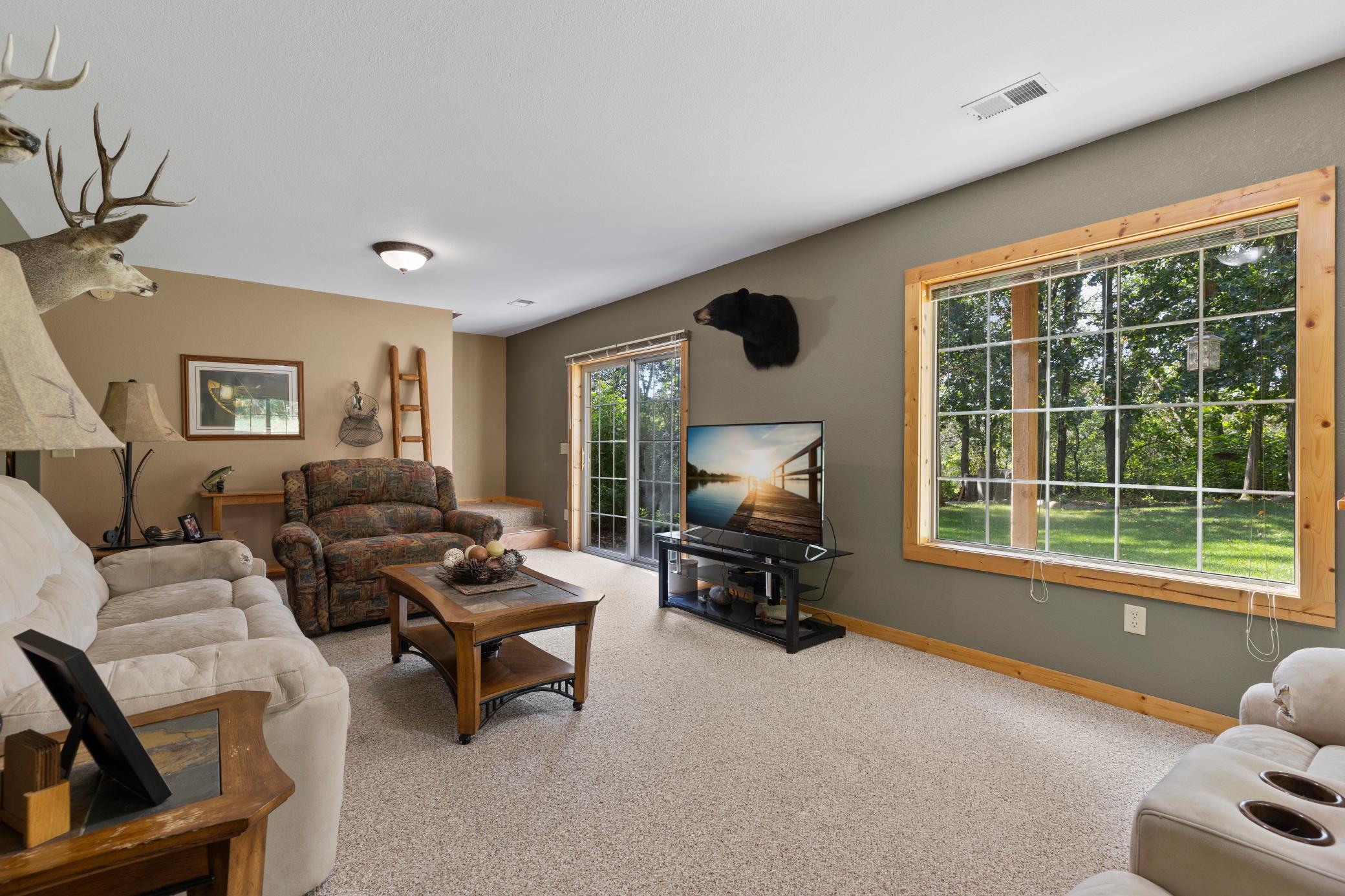 Family Room- Lower Level (all new flooring since picture was taken)