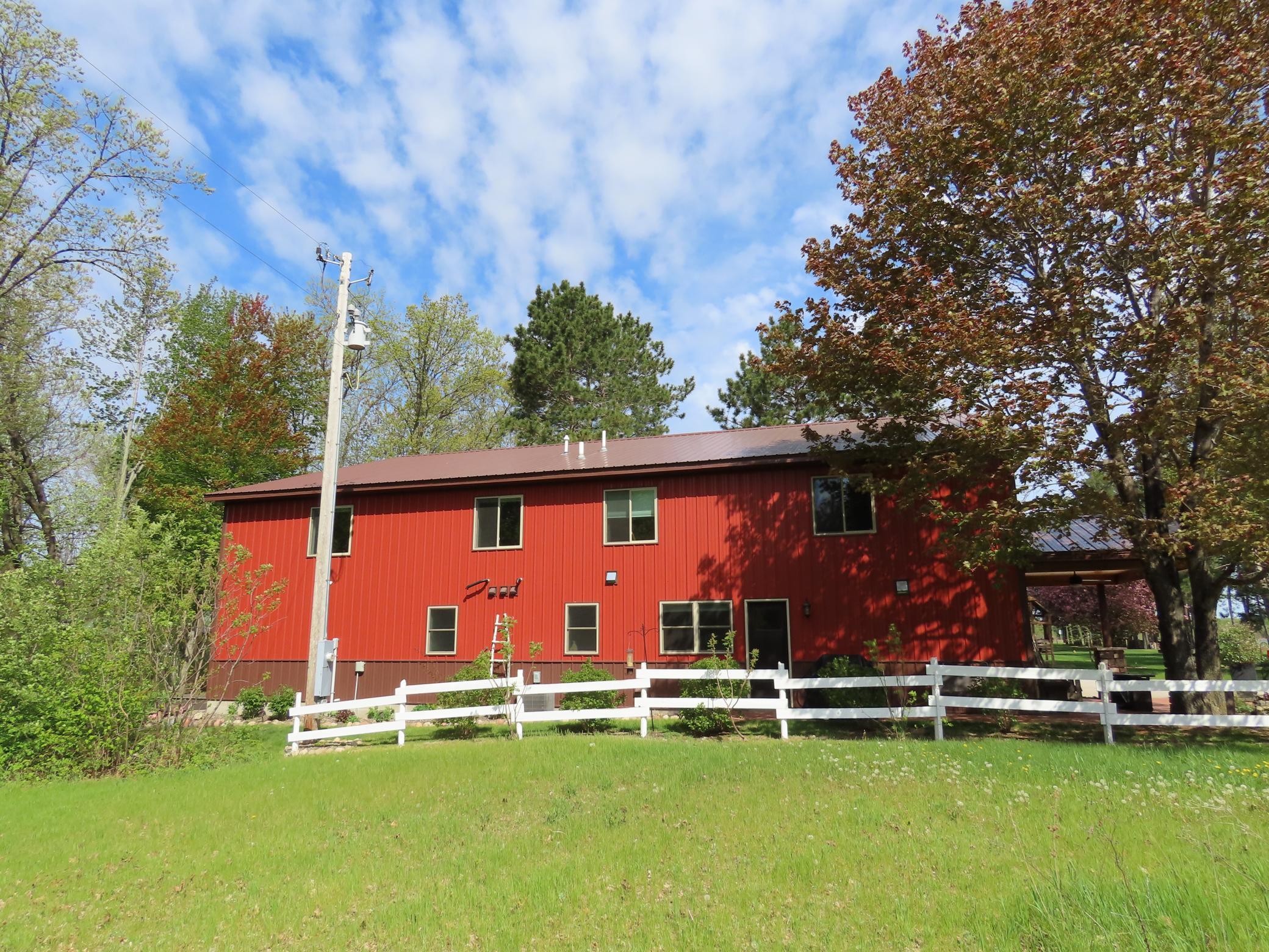 South side of the home