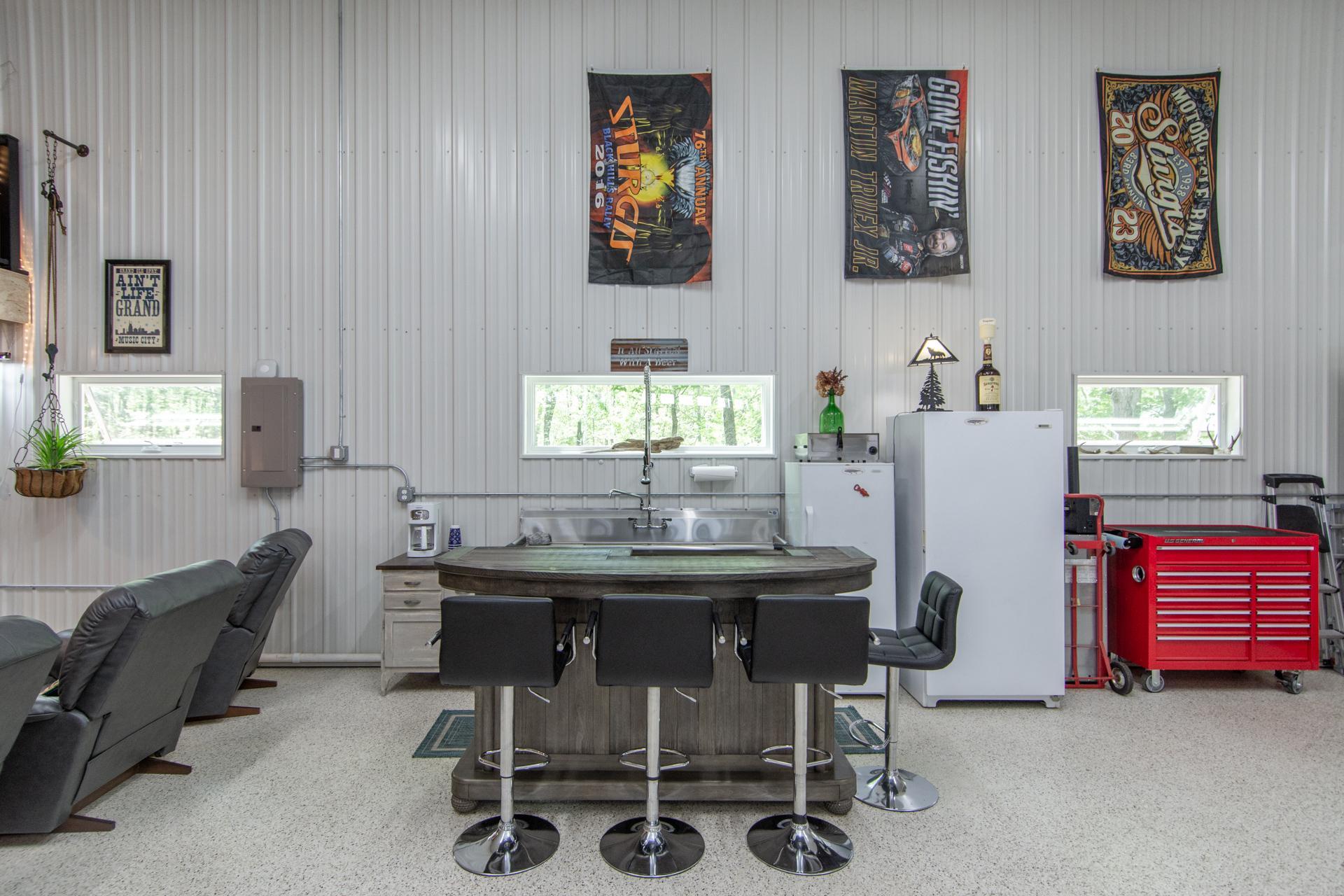 Bar area.