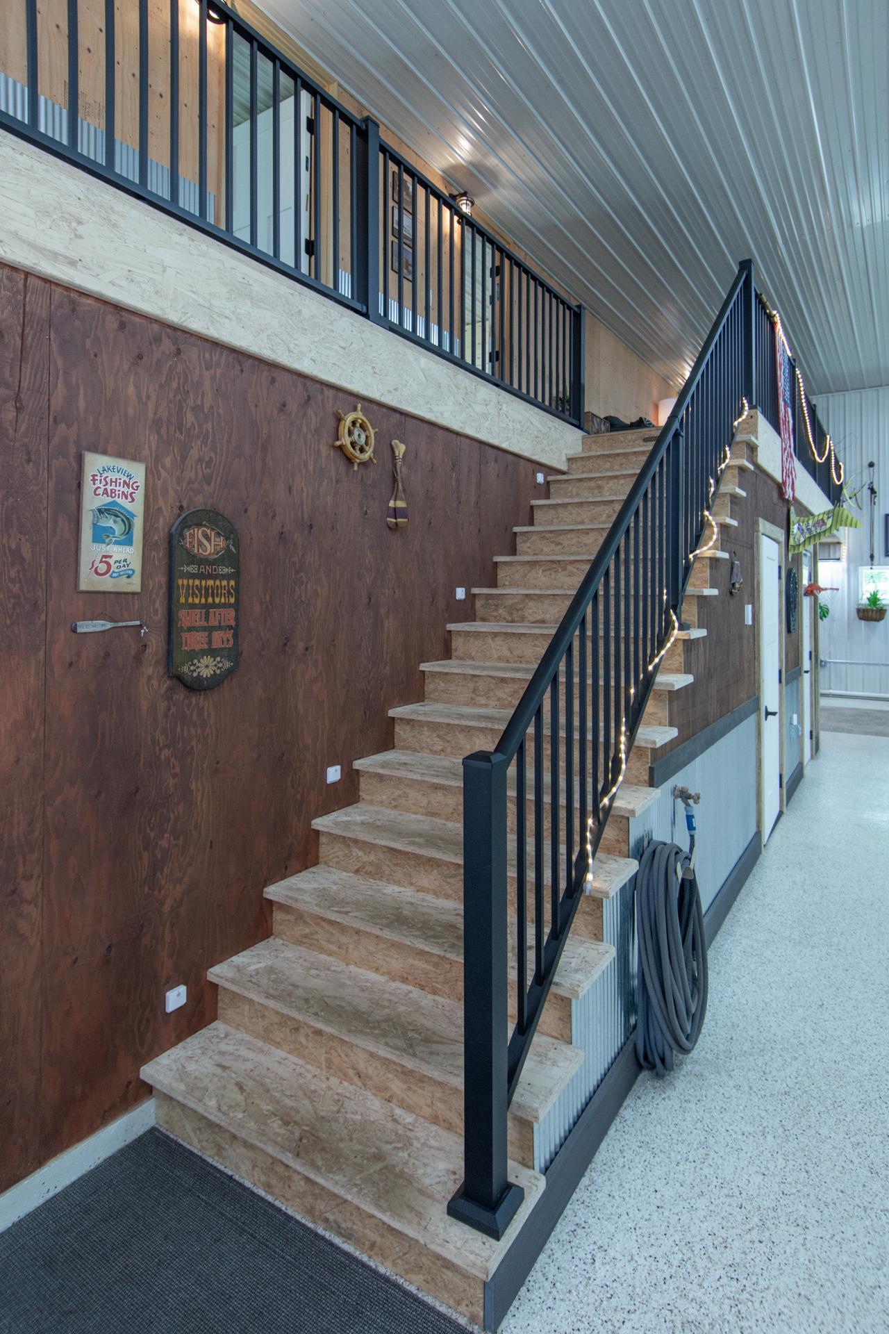 Stairs to the upper bedrooms
