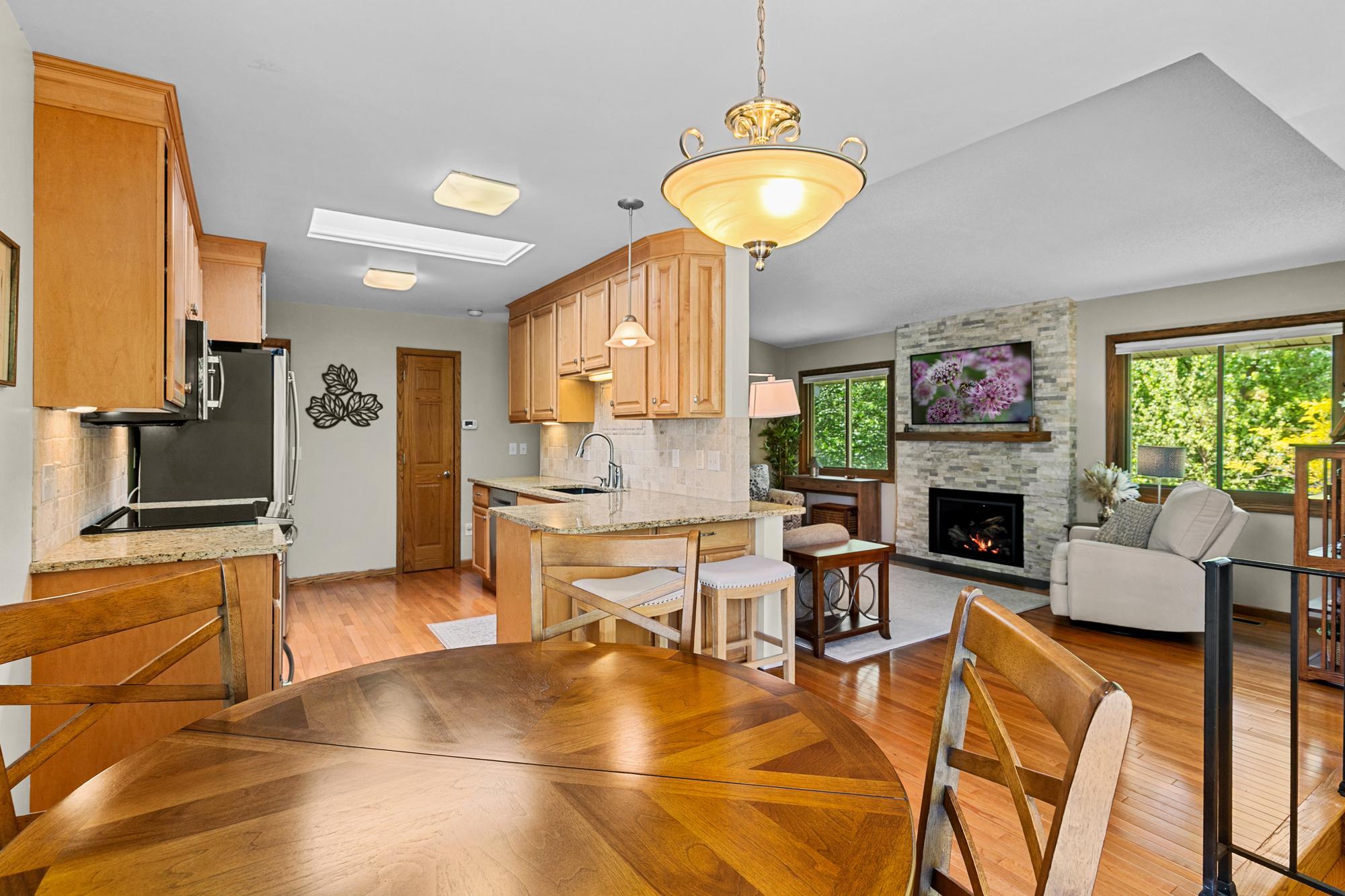 Main level view - open, airy, bright and a plethora of natural light.