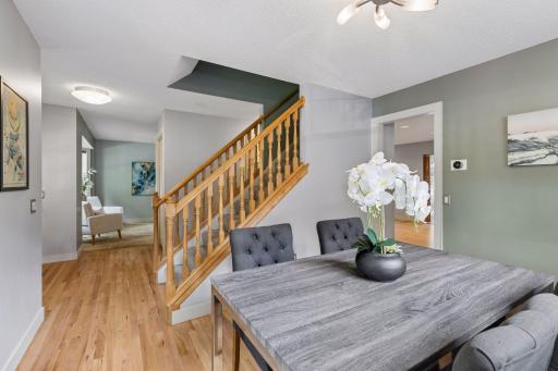 Easy, flowing floor plan between the rooms.