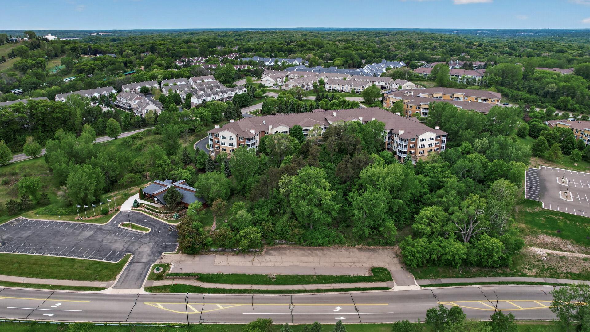 Aerial lot view