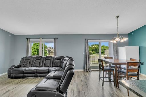 Living & Dining Rooms - main level