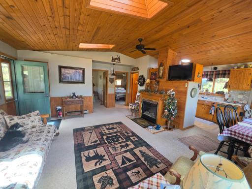 Family Room Views to bedrooms/bath/dining/kitchen