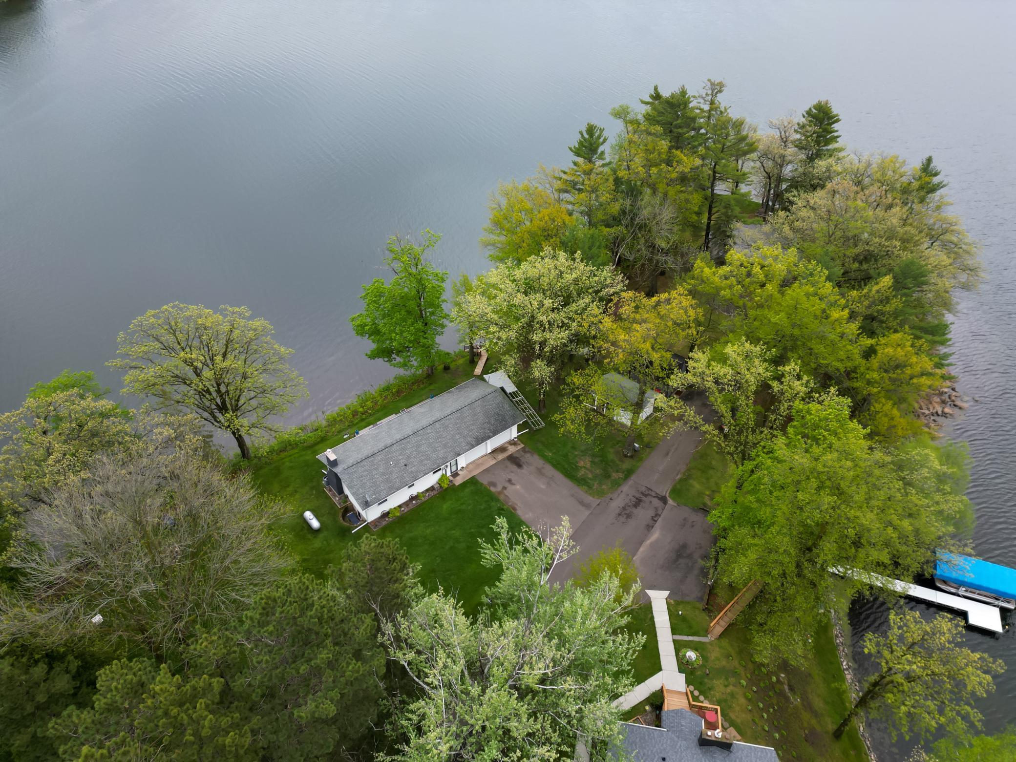 Aerial of Front of Home