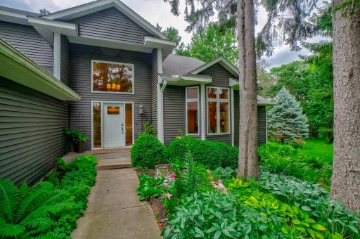 These beautiful perennial gardens will welcome your guests.
