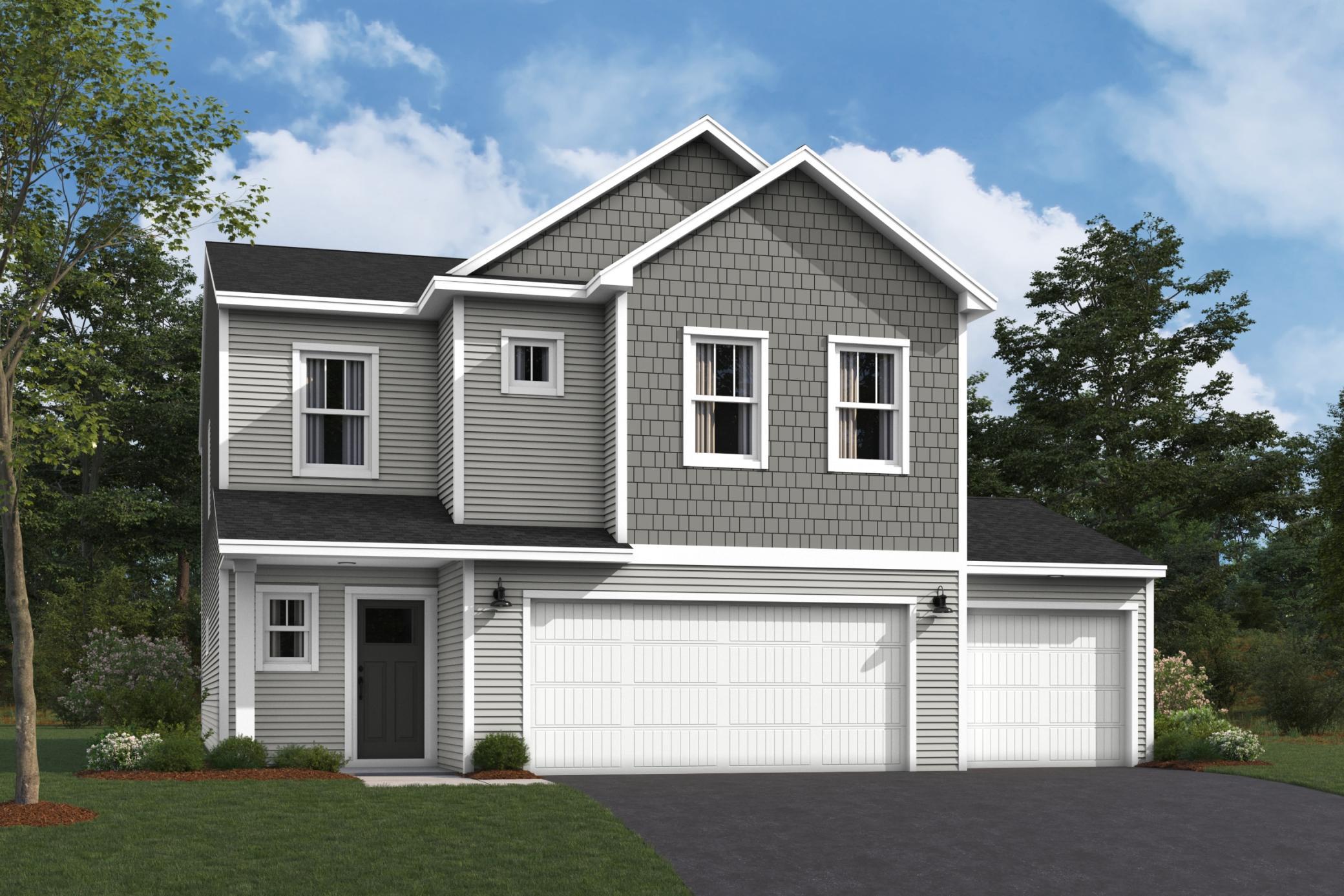 Welcome home to our newest collection - Origen Series by M/I Homes! Our Trenton B Floorplan has an impressive 3 car garage in our new Alder Glen Development! Actual home has left garage swing. Rendering for representation only.
